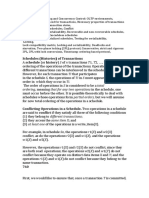 Transaction Processing and Concurrency Control