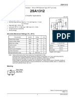 Audio Frequency Low Noise Amplifier Applications: Absolute Maximum Ratings