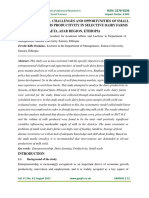 Entrepreneurial Challenges and Opportunities of Small Scale Dairy Farms Productivity in Selective Dairy Farms in Aysaeta, Afar Region, Ethiopia