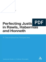 Bankovsky, Miriam - Perfecting Justice in Rawls, Habermas and Honneth. A Deconstructive Perspective PDF