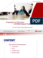 Propagation For LTE Product-LTE RRU Channel Troubleshooting