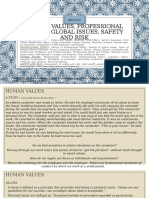 Human Values, Professional Ethics, Global Issues 