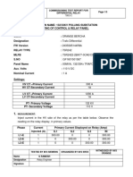 Commissioning Test Report For Differential Relay: 7SR242 Page 1/5