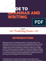 Guide To Grammar and Writing