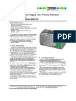 Single-Phase Power Supply Unit, Primary Switched For Universal Use QUINT-PS-100-240AC/48DC/20