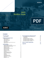 Sony XAVC Format Guidelines PDF