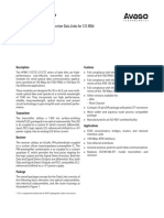 Data Sheet: HFBR-1115TZ Transmitter HFBR-2115TZ Receiver