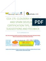 CCA175 Cloudera Hadoop and Spark Developer Tips and Tricks