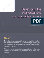 Developing The Theoretical and Conceptual Framework