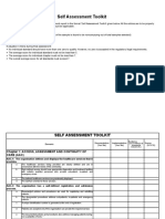 Self Assessment Toolkit 4th