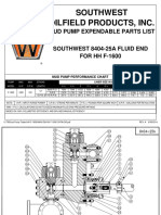 Southwest Oilfield Products, Inc.: Mud Pump Expendable Parts List