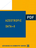 Azeotropic dataII