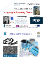 Cryptography Using Chaos