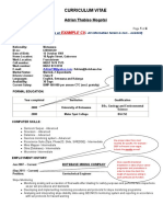 Geologist CV Example