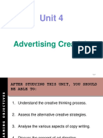 Unit 4 - Creativity in Advertising