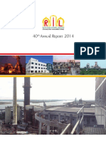 Rain Industries Limited - 40th Annual Report - 2014