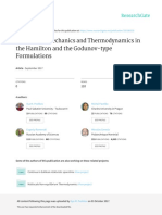 Continuum Mechanics and Thermodynamics in The Hamilton and The Godunov Type Formulations - Ilya Peshkov Et Al