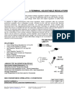 3-Terminal Adjustable Regulators: D E S C R I P T I O N