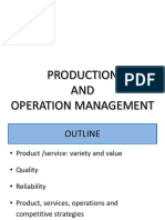 Chapter 10 - Production and Operation Management