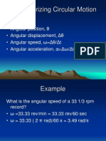 Rotational Kinematics