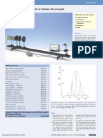 Diffraction Intensity of Multiple Slits and Grids