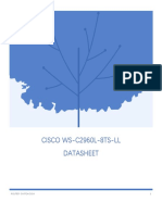 Cisco WS-C2960L-8TS-LL Datasheet