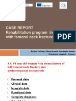 Case Report Rehabilitation Program in A Patient With Femoral Neck Fracture