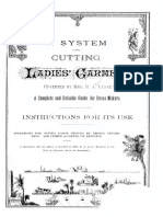 A System For Cutting Ladies Garments 1883