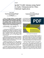 Corrugated Antipodal Vivaldi Antenna Using Spiral Shape Negative Index Metamaterial For Ultra - Wideband Application