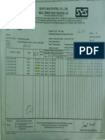 Angle Bar 130x130x9mm Mill Certificate