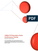 Testing PTP Boundary Clocks