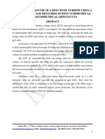 Fault Ride-Through of A Dfig Wind Turbine Using A Dynamic Voltage Restorer During Symmetrical and Asymmetrical Grid Faults