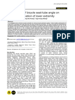 The Effect of Bicycle Seat-Tube Angle On Muscle Activation of Lower Extremity