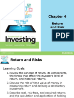 Chapter 4 - Return and Risk