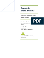 Report On Trend Analysis - SCBNL