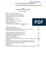 ME 6005-Process Planning & Cost Estimation: Unit-I