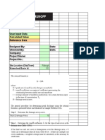 User Input Data Calculated Value Reference Data Designed By: Date: Checked By: Date: Company: Project Name: Project No.