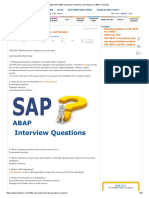 1000 SAP ABAP Interview Questions and Answers - ABAP - STechies