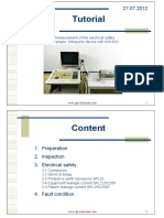S.P.L. (Electrical Safety Analizer GM-610) - Tutorial