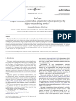 Output-Feedback Control of An Underwater Vehicle Prototype by Higher-Order Sliding Modes