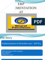 ERP Implementation at BPCL