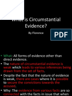 What Is Circumstantial Evidence