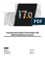 Using Remote Display Technologies With ANSYS Workbench Products PDF