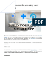 Build Your Own Mobile App Using Ionic and Drupal 8