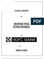 Project On HDFC Bank