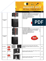 Viva Afrika Price List AUGUST 2017 Retail