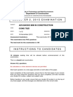 Advanced Bim in Construction Cons 7825 2015 s2