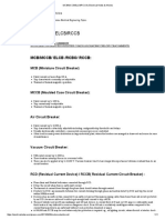 MCB - MCCB - ELCB - RCCB - Electrical Notes & Articles