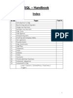 SQL Handbook