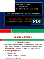 Smal Scale Hydropower 